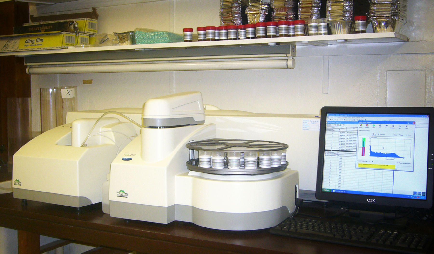The Mastersizer 2000 equipped with Autosampler in the School of Natural Sciences at Trinity College Dublin (Ireland)